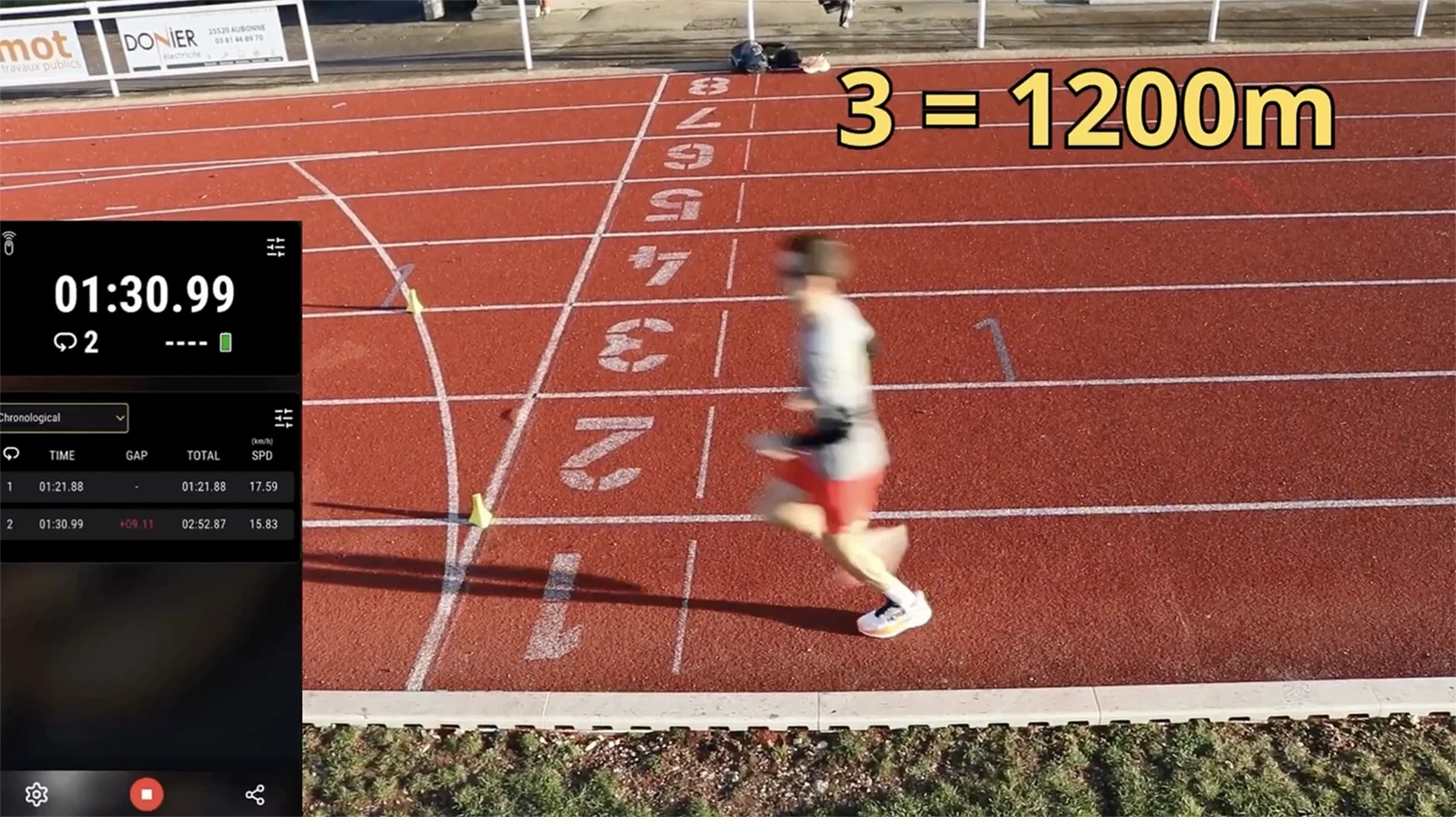 How to set up Freelap for long distance running