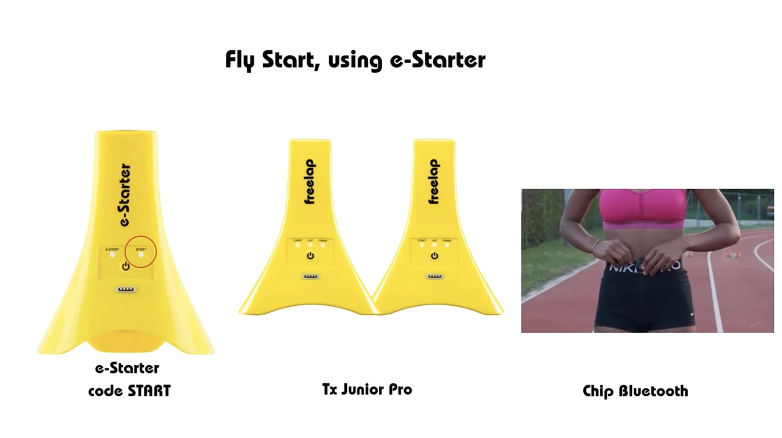 How to set up my Freelap for a sprint