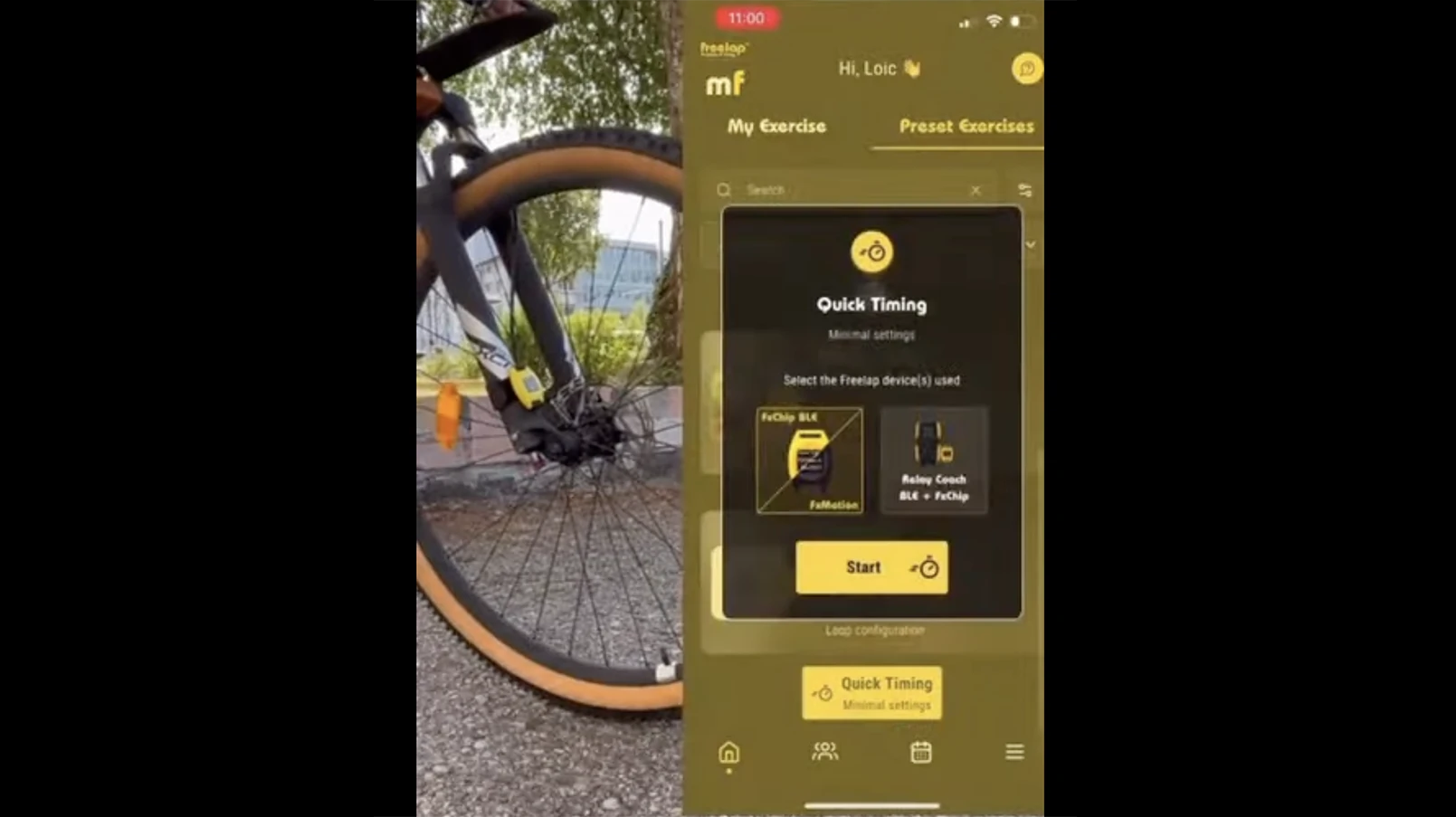 Télécharger le temps sauvegardé dans mon chip