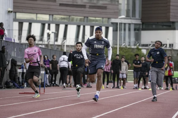 100 athlètes contre 1 sprinteuse
