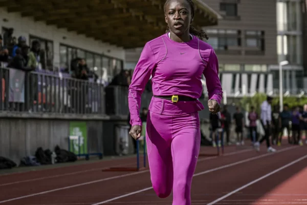 100 athlètes contre 1 sprinteuse
