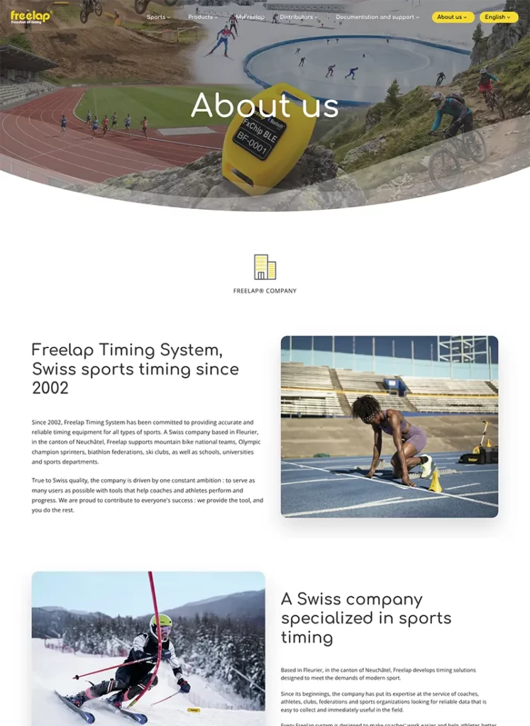 Freelap-site_internet_2026-Creavolution-about Web site Freelap 2026
